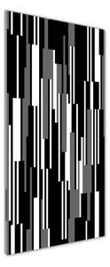 Vertikální Fotoobraz na skle Černo-bílé linie osv-107133288
