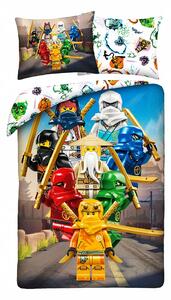 Povlečení LEGO NINJAGO 160 x 200 cm 100% bavlna Halantex dětské
