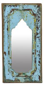 Zrcadlo v rámu z teakového dřeva, 24x3x47cm