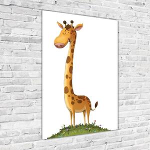 Vertikální Moderní skleněný obraz z fotografie Žirafa osv-107553250