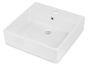 DEANTE - Temisto bílá - Keramické umyvadlo na desku - 50x50 cm CDT_6U5S