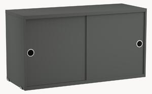 Skříňka pro modulární regálový systém's posuvnými dveřmi String System