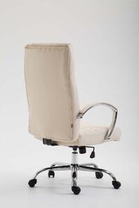 Kancelářská židle Tadlow - umělá kůže | krémová