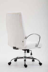 Kancelářská židle Tadlow - umělá kůže | bílá