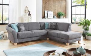 ROHOVÁ SEDAČKA, textil, šedá Sit & More - Sedací soupravy, Online Only