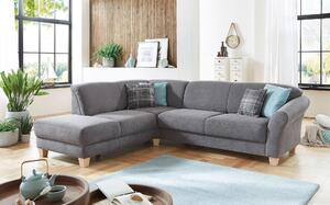 ROHOVÁ SEDAČKA, textil, šedá Sit & More - Sedací soupravy, Online Only