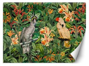 Fototapeta Velké papoušky v zelených tropech - Andrea Haase Materiál: Vliesová, Rozměry: 200 x 140 cm