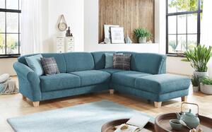 ROHOVÁ SEDAČKA, textil, petrolej Sit & More - Sedací soupravy, Online Only