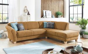 ROHOVÁ SEDAČKA, textil, hořčicově žlutá Sit & More - Sedací soupravy, Online Only