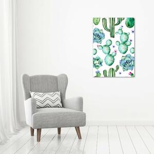 Vertikální Moderní obraz canvas na rámu Kaktusy ocv-108266665
