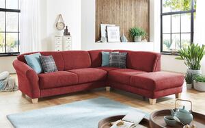 ROHOVÁ SEDAČKA, textil, červená Sit & More - Sedací soupravy, Online Only