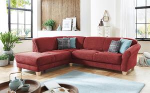 ROHOVÁ SEDAČKA, textil, červená Sit & More - Sedací soupravy, Online Only