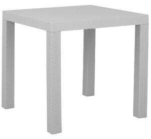 Zahradní stůl 80 x 80 cm světle šedý FOSSANO