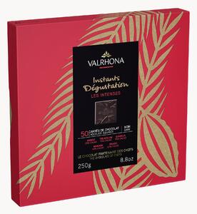 Krabička's čtverečky z hořké čokolády Valrhona, 50 ks