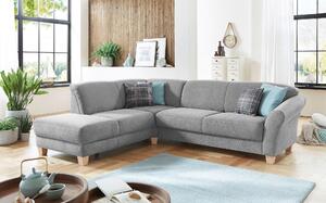 ROHOVÁ SEDAČKA, textil, barvy stříbra Sit & More - Sedací soupravy, Online Only