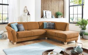 ROHOVÁ SEDAČKA, textil, terracotta Sit & More - Sedací soupravy, Online Only