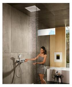 Hansgrohe Rain Select - Podomítkový termostatický modul pro 2 spotřebiče, černá / chrom 15355600