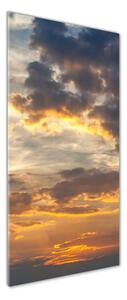 Vertikální Fotoobraz na skle Západ slunce nebe osv-109130524