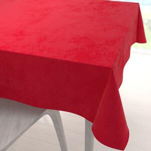 Biante Velký sametový čtvercový ubrus Velvet Premium SVP-051 Sytě červený 170x170 cm