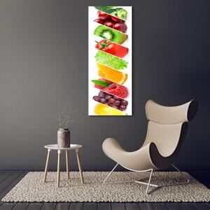 Vertikální Fotoobraz na skle Zelenina a ovoce osv-109294396