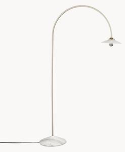 Ručně vyrobená oblouková lampa's mramorovou podstavou Moou