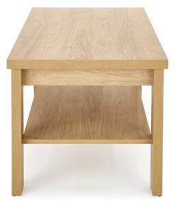 Konferenční stolek JENNA, 120x56x60, přírodní hikora/bílá