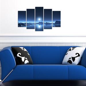 ASIR Obraz na MDF 5ks LEDOVEC 20 x 60 cm (1) 20 x 50 cm (2) 20 x 40 cm (2)