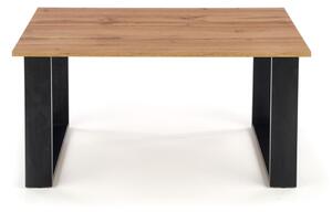 Konferenční stolek LIBRA, 100x50x64, dub wotan/černá