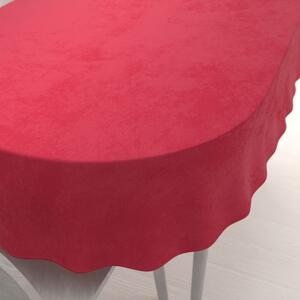 Biante Sametový oválný ubrus Velvet Premium SVP-049 Jahodově červený 50x100 cm
