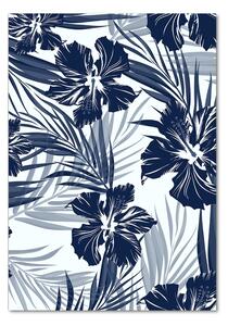 Vertikální Fotoobraz na skle Tropické květiny osv-109737584
