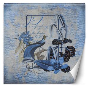 Fototapeta Modrá abstrakce ptáci zvířata - Andrea Haase Materiál: Vliesová, Rozměry: 100 x 100 cm