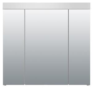 Zrcadlová skříňka, bílá/zrcadlové sklo, rozměry: 80 cm (šířka) x 75 cm (výška)