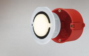 Vestavné orientační LED svítidlo Downlight Basic Paulmann 230 V - opál, polykarbonát, 3000 K, 76 mm, 31 mm