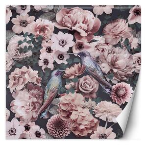 Fototapeta Růžové květy abstraktní - Andrea Haase Materiál: Vliesová, Rozměry: 100 x 100 cm