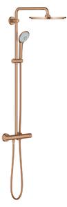 GROHE Euphoria System 310 - Sprchový systém s termostatem na zeď, kartáčovaný Warm Sunset 26075DL0