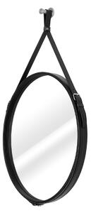 Nástěnné Zrcadlo Černé Ozdobné Závěsné ESHA-50 cm