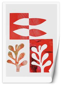 Fototapeta Abstraktní listy červené oranžové - Andrea Haase Materiál: Vliesová, Rozměry: 100 x 140 cm