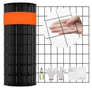 Drát pro voliéry v roli 61x1524 cm, zahradní plot 1,52 mm potažený vinylem - pro kurníky, králíky a hady - ohrady pro drůbež