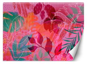 Fototapeta Abstrakce růžových listů - Andrea Haase Materiál: Vliesová, Rozměry: 200 x 140 cm