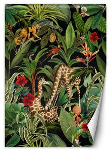 Fototapeta Zvířata na pozadí zelených listů - Andrea Haase Materiál: Vliesová, Rozměry: 100 x 140 cm