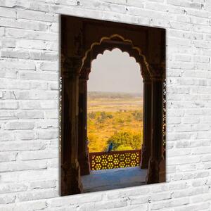 Vertikální Fotoobraz na skle Fort Agra Indie osv-111161411
