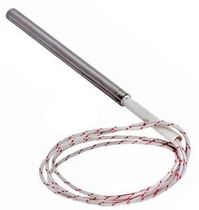 DOJA, průmyslový odpor pro peletové topení, průměr svíčky 10 mm, délka: 150 mm, 280 W, odpor pro peletové vytápění, topné odpory 220 V, peletové kamna