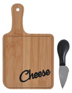 DekorStyle Deska na krájení Cheese + nůž