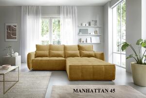 ELTAP Rohová sedací souprava Campo, pravá varianta Látka čalounění: Manhattan 45