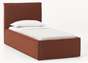 Čalouněná jednolůžková postel Bouclé Dream