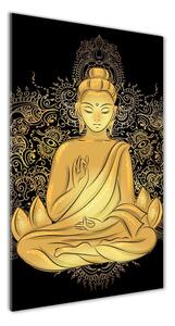 Vertikální Foto-obraz na skle svislý Buddha a mandala osv-112221840