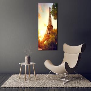 Vertikální Fotoobraz na skle Eiffelová věž Paříž osv-112422596