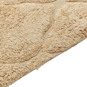 Bavlněný koberec 140 x 200 cm béžový SANLIURFA