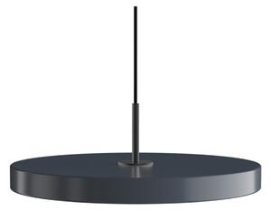 Závěsné světlo Asteria Plus, Ø 43 cm, šedá/černá