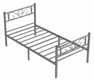 KOVOVÁ POSTEL, 90/190 cm černá Boxxx - Jednolůžkové postele, Online Only